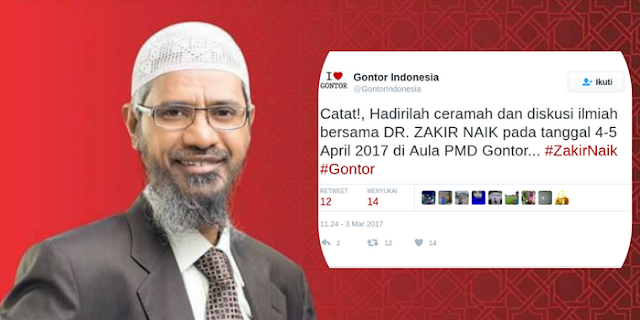 Safari Dakwah: Dr. Zakir Naik ke Gontor Tanggal 4-5 April Safari Dakwah: Dr. Zakir Naik ke Gontor Tanggal 4-5 April