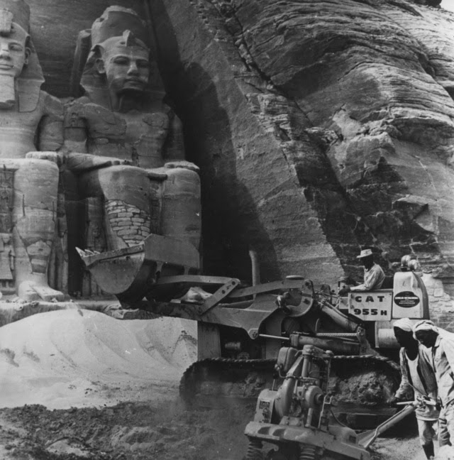 Traslado de los templos de Abu Simbel