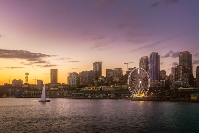 Downtown Seattle and waterfront
