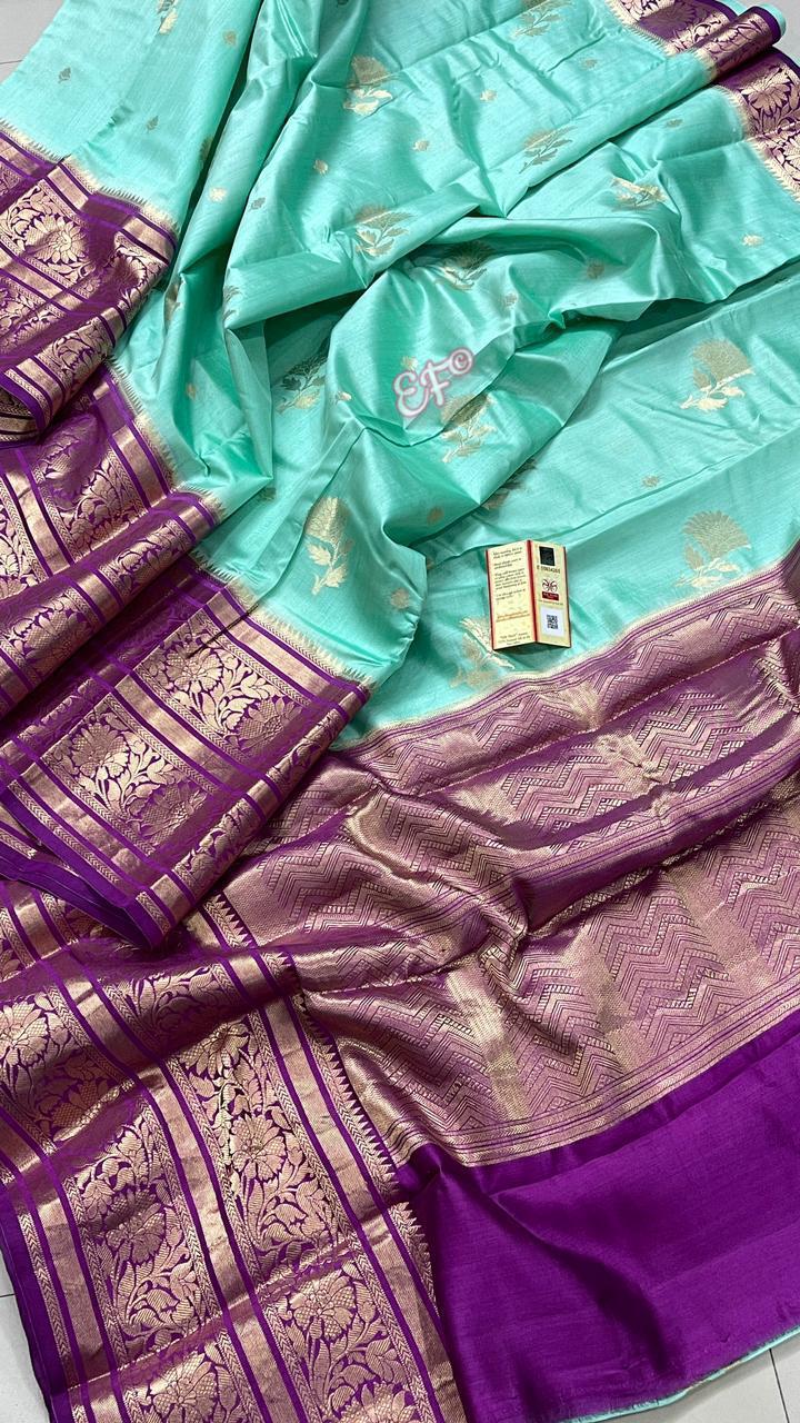 Pure handloom soft tusser sarees