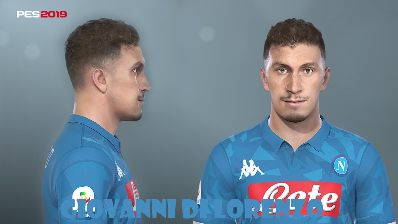 Ultigamerz Pes 2019 Giovanni Di Lorenzo Napoli Face