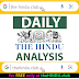 3rd Sept The Hindu Newspaper Analysis |The Hindu Club