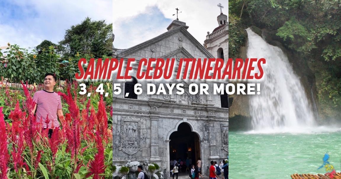 tour itinerary in cebu