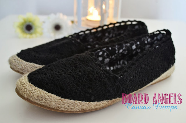 photo of black crochet pumps review