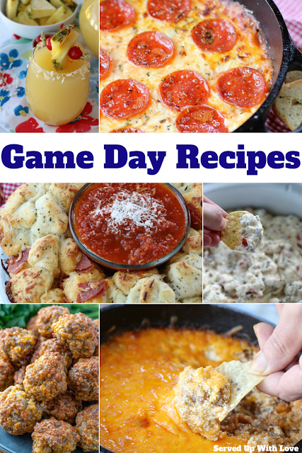 Game day recipes