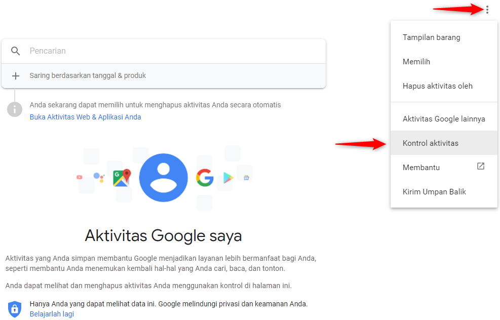 Cara Menghapus Riwayat Aktifitas Di Google Secara Otomatis Seputar Internet Koe