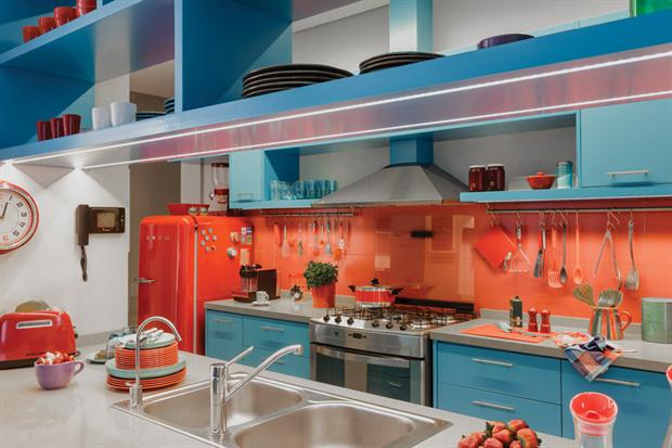 cozinha azul turquesa, blog achados de decoração cozinha azul turquesa, blog achados de decoração