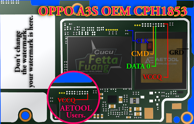 Oppo A3s Cph1853 Emmc Pinout Tembel Panci