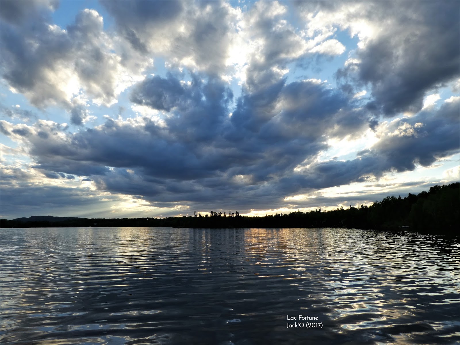 L'OEIL AU VERT LAC FORTUNE (ROUYNNORANDA) COUCHER DE SOLEIL. 12