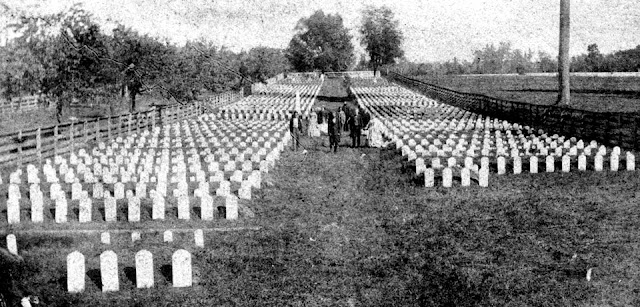 Кладбище солдат армии Теннесси, погибших в сражении за город Фрэнклин.