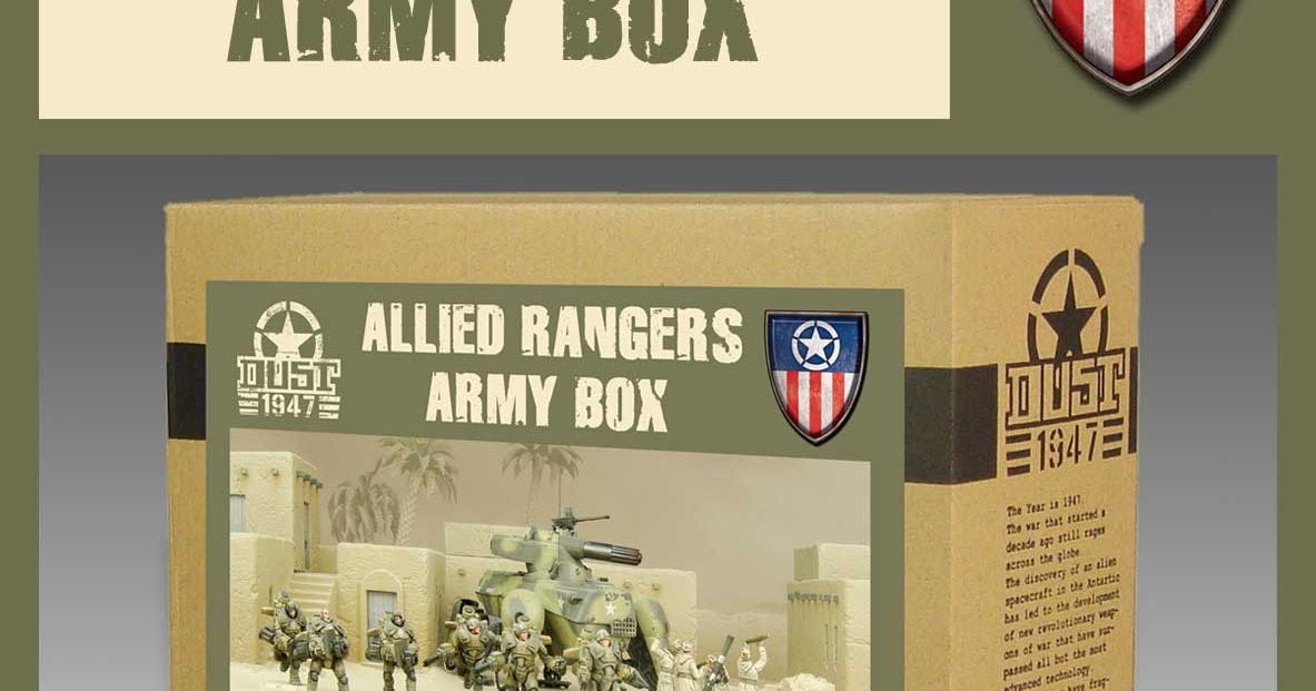 Cadian Commissions : Dust 1947 A look into Army Boxes