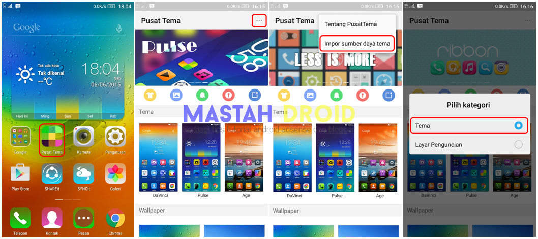 Tema Lenovo A7000 Terbaru Mastah Droid