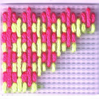 Hungarian stitch sample