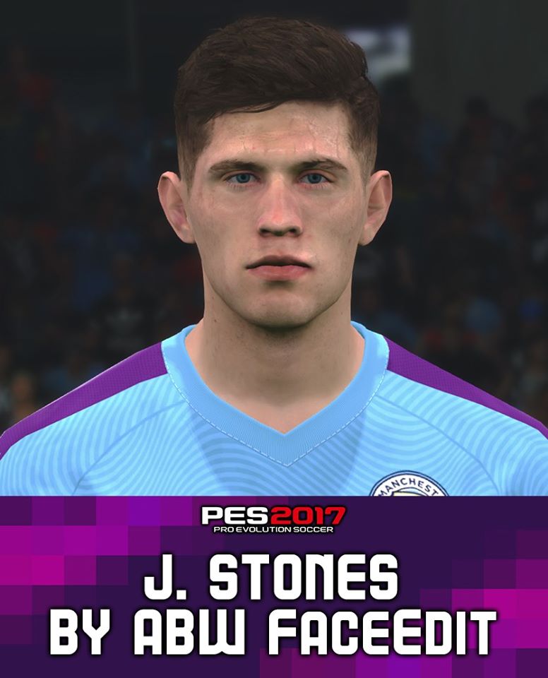 PES 2017 Faces John Stones by ABW_FaceEdit Free