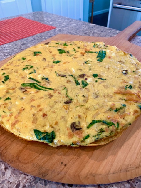 Veggie Feta Frittata Veggie Feta Frittata