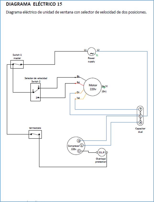 Día del Niño ladrón Compañero diagrama electrico aire acondicionado