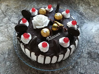 حلوة لاكريم بالكيكة العادية