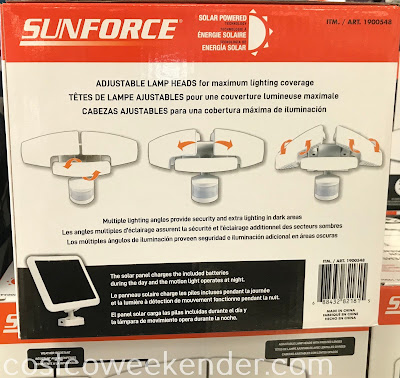 Sunforce Solar Motion Activated Light: great for any home