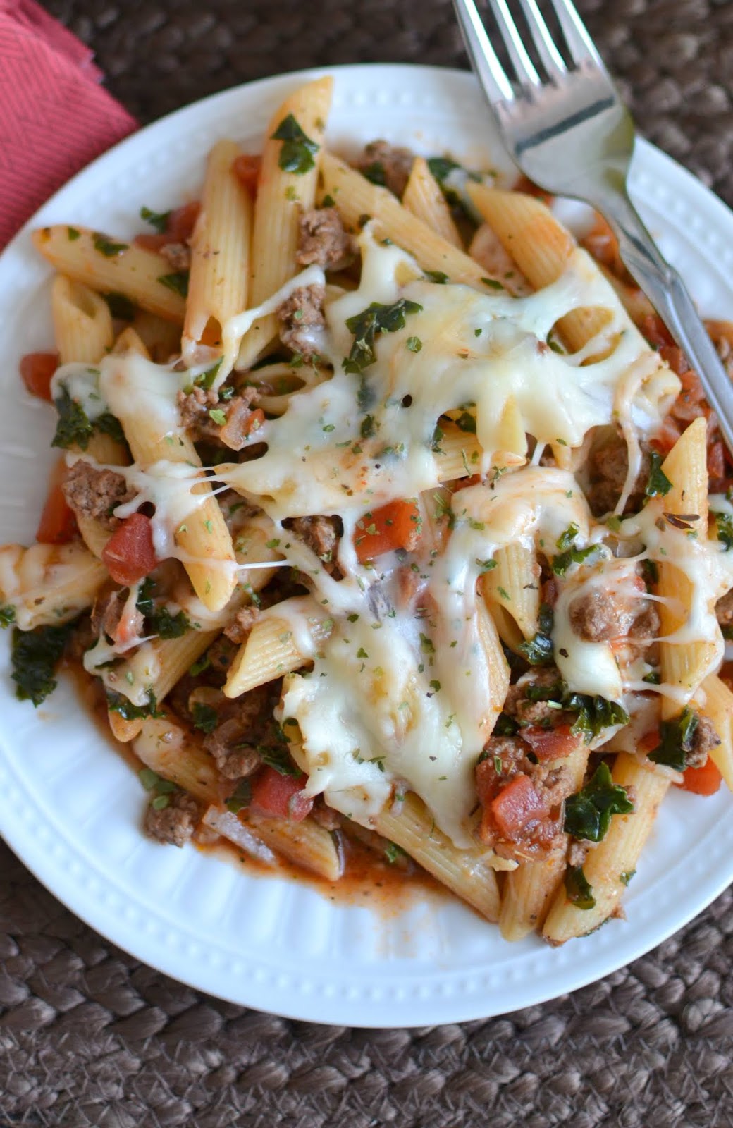 Cheesy Beef and Kale Penne Pasta Recipe plus 8 More Comfort Food Pasta