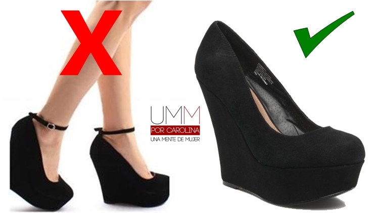 tacones para rellenitas