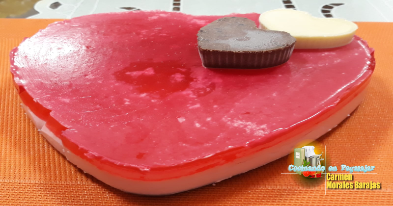 Tarta Corazon San Valentin