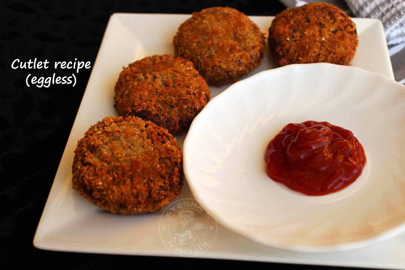 CUTLET RECIPE HOW TO MAKE PERFECT BEEF CUTLET / EGGLESS RECIPES