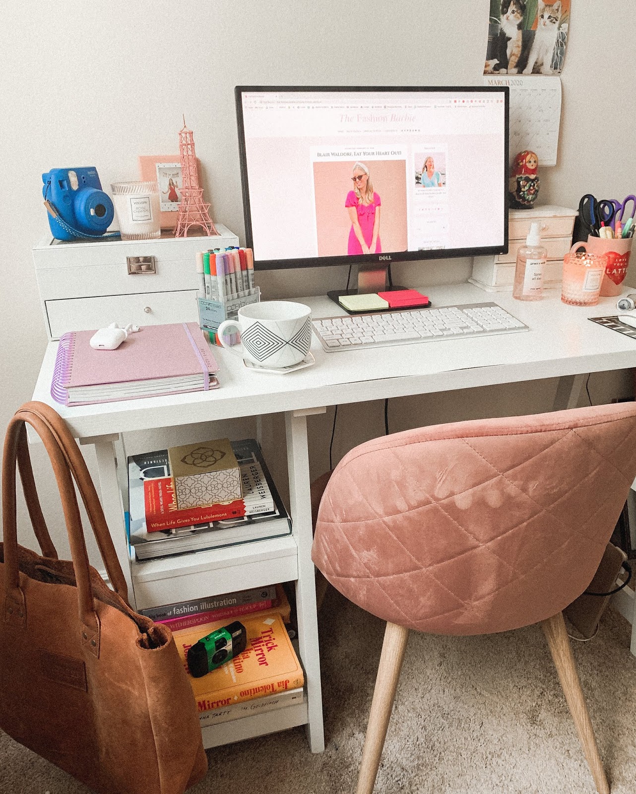 My Work From Home Standing Desk Setup & Essentials - Traveling Petite Girl