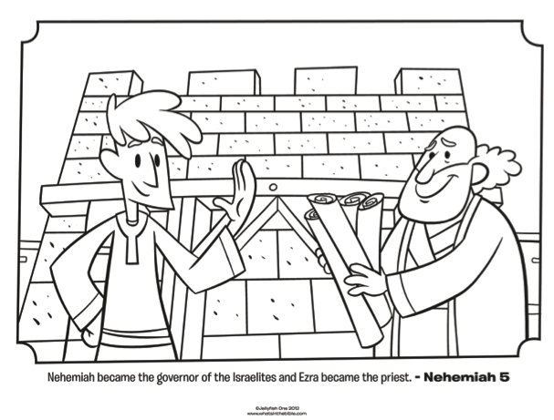 Nehemiah Coloring Page ~ Coloring Pages