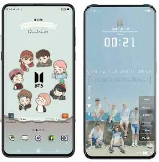 Tema BTS Untuk Oppo dan Realme Tembus akar