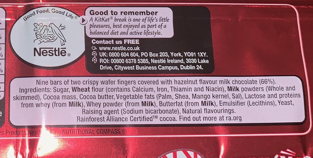 FOODSTUFF FINDS Kit Kat Chocolate Hazelnut Spread (Asda) By Cinabar