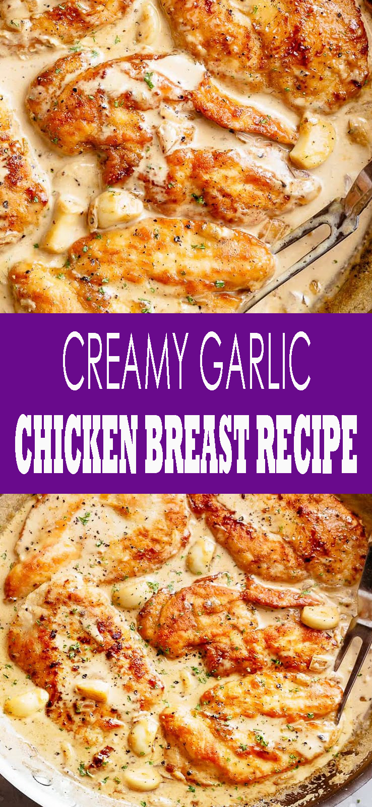 CREAMY GARLIC CHICKEN BREAST RECIPE - pinsgreatrecipes