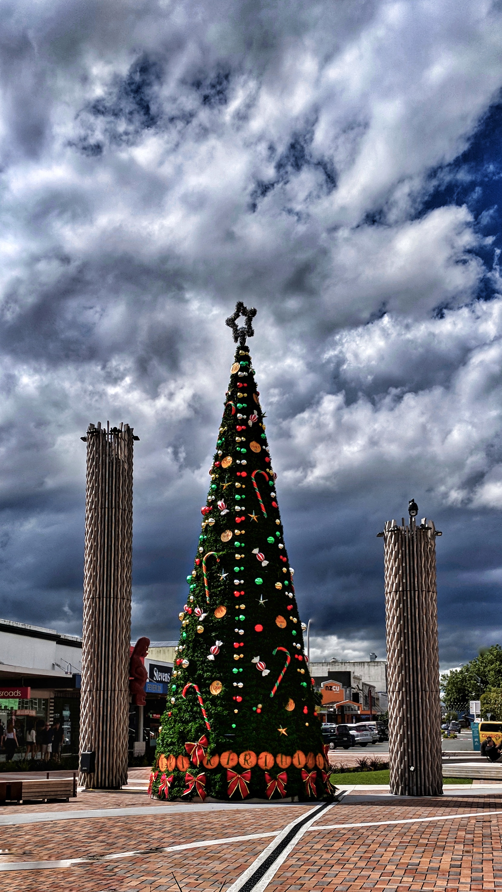 Christmas tree after some dramatic editing