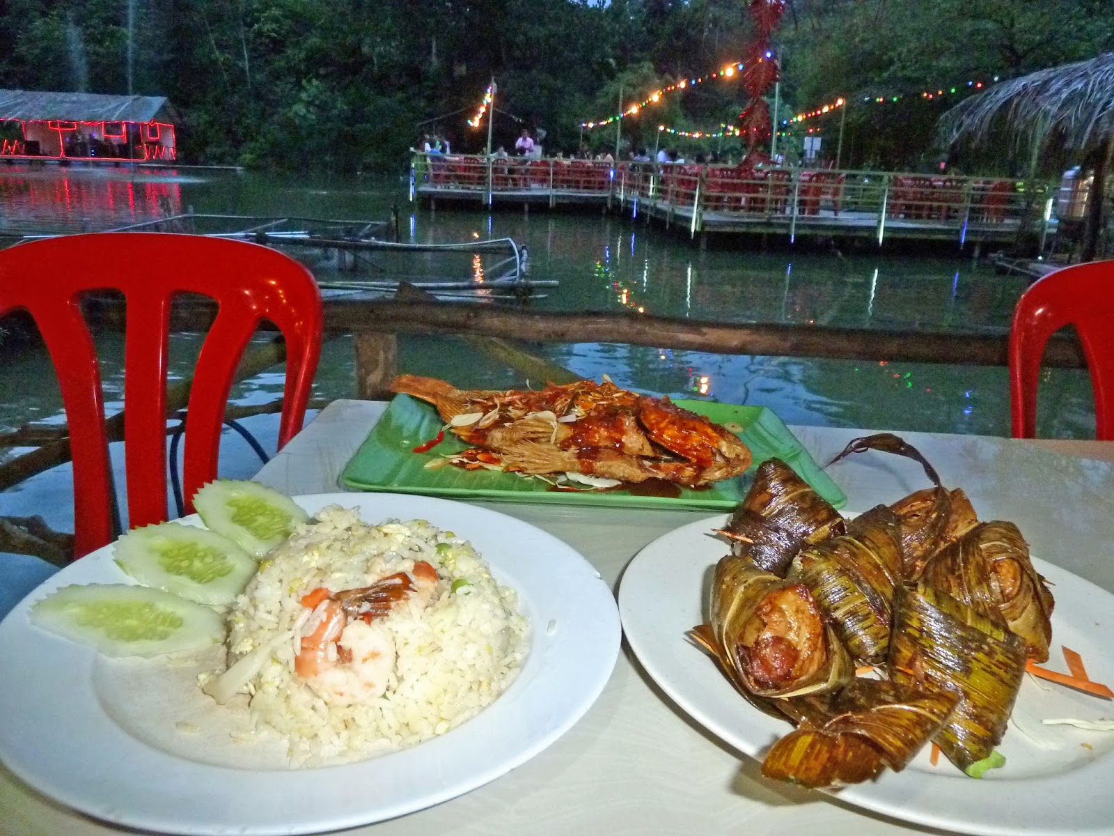 Kee Hua Chee Live! NICE DINNER AT VEGETABLE FISH FARM THAI RESTAURANT
