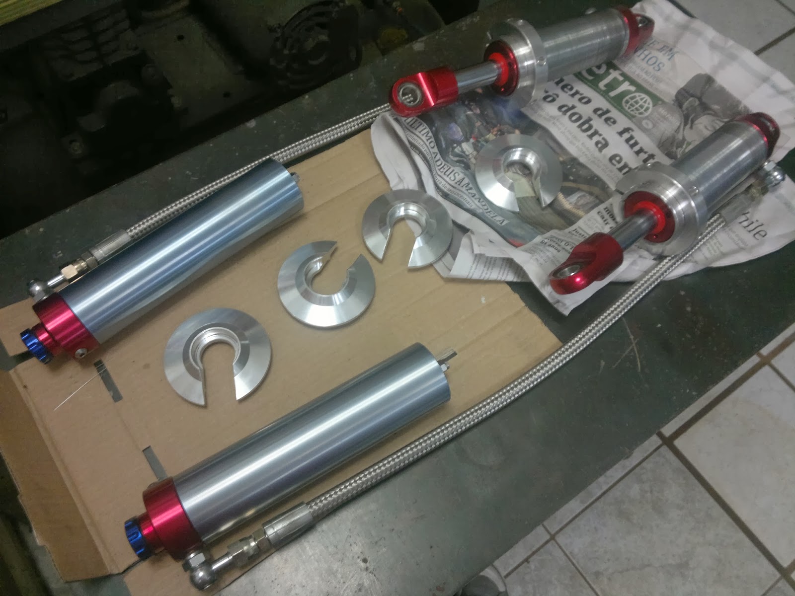 Building a Hot Fusca: Amortecedores