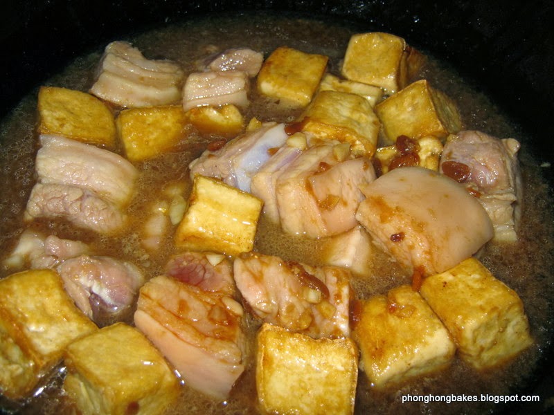 PH the Malaysian Carnivore Stewed Pork Belly with Fried Tofu