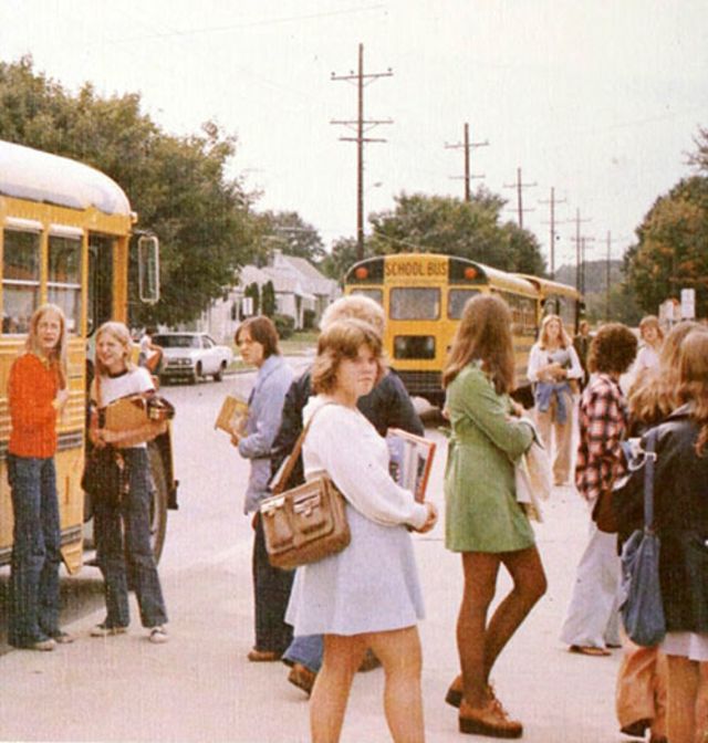 Vintage Photos High School in 1970s