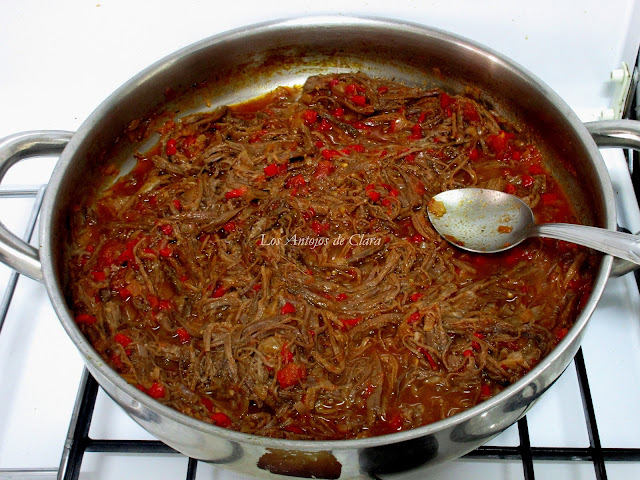 Receta ropa vieja