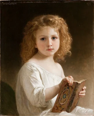 The Story Book painting William Adolphe Bouguereau