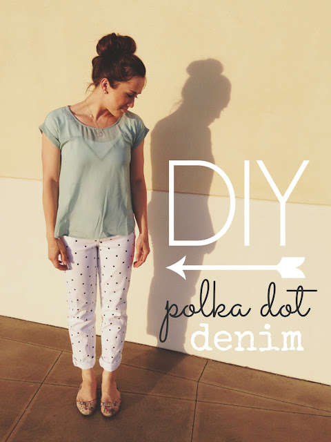 DIY Polka Dot Shirt in Under an Hour (Easy!) - DIY Candy