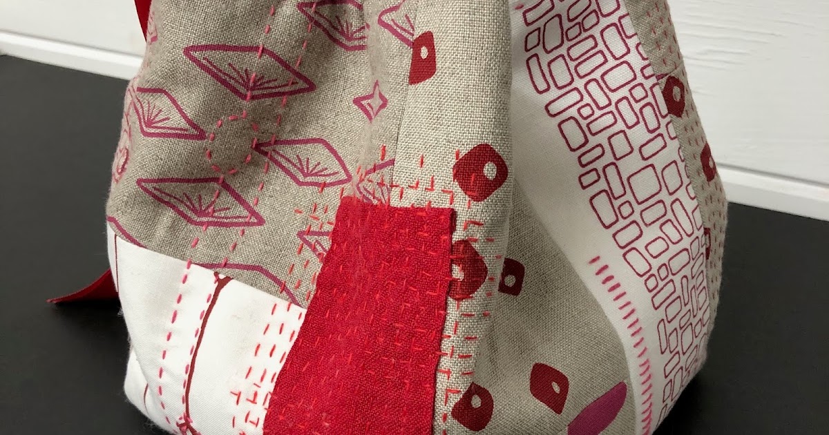 Colette Moscrop Slow stitching a Modern Japanese Rice Bag