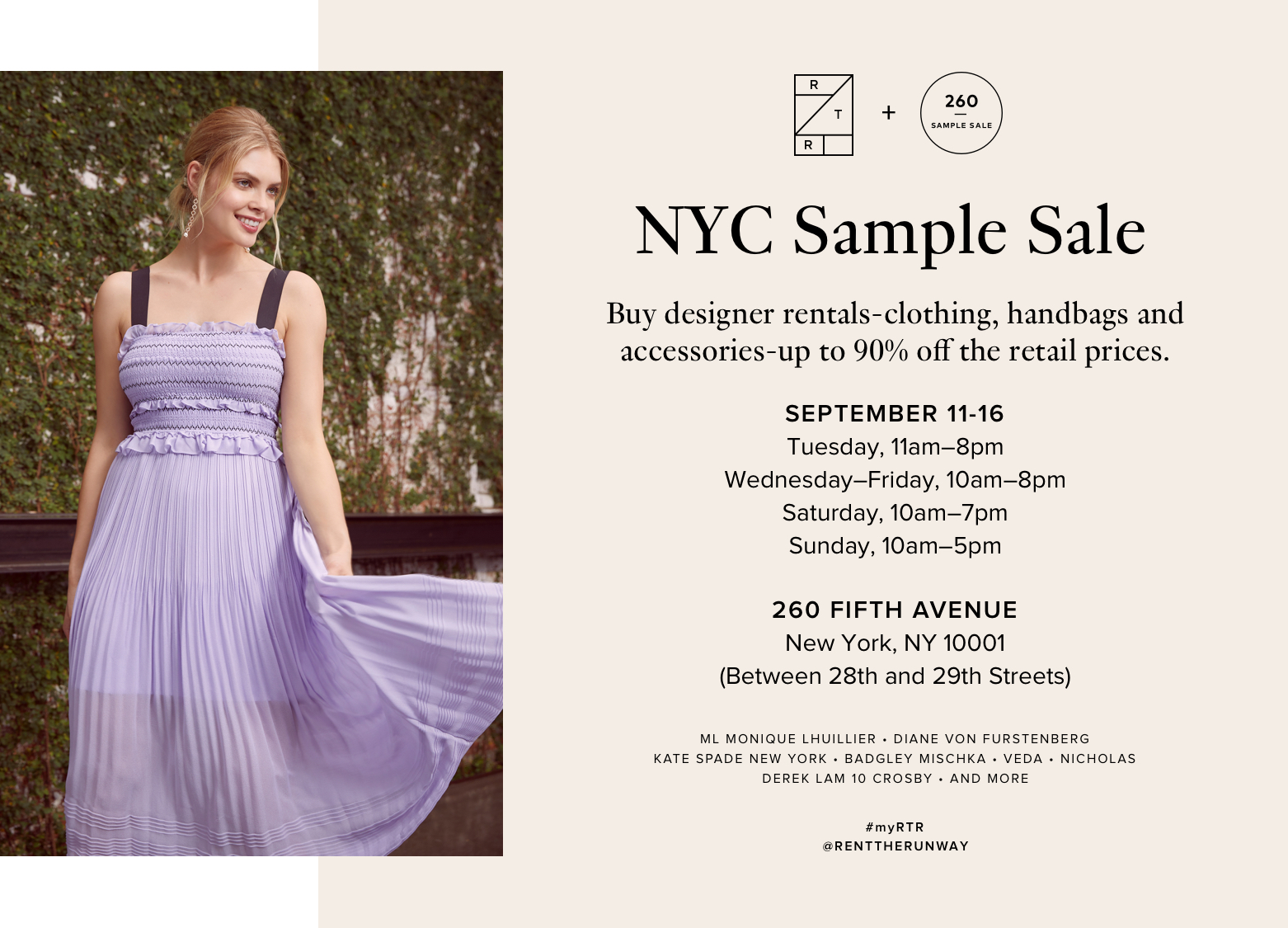 fashionably petite Rent the Runway Sample Sale Last Day Extra 40 Off