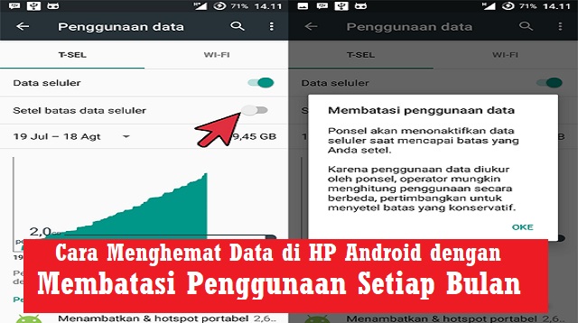 Cara Menghemat Data di HP Android