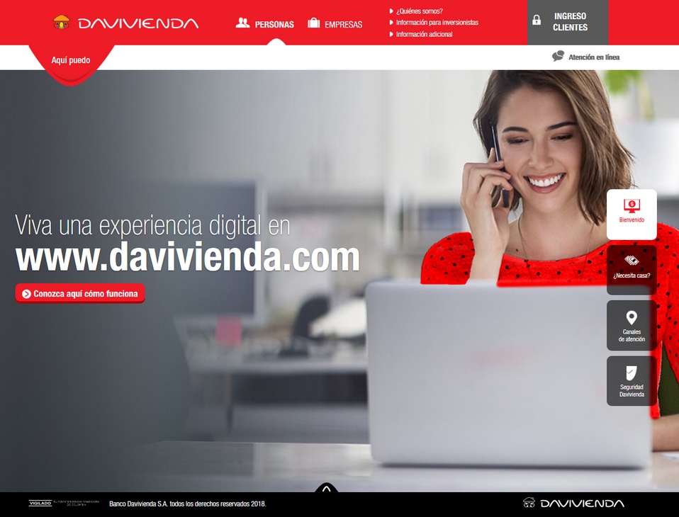 Davivienda payment method