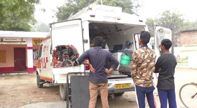Mobile medical unit van treated in every village