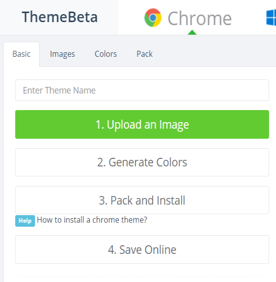 Chrome Theme Creator