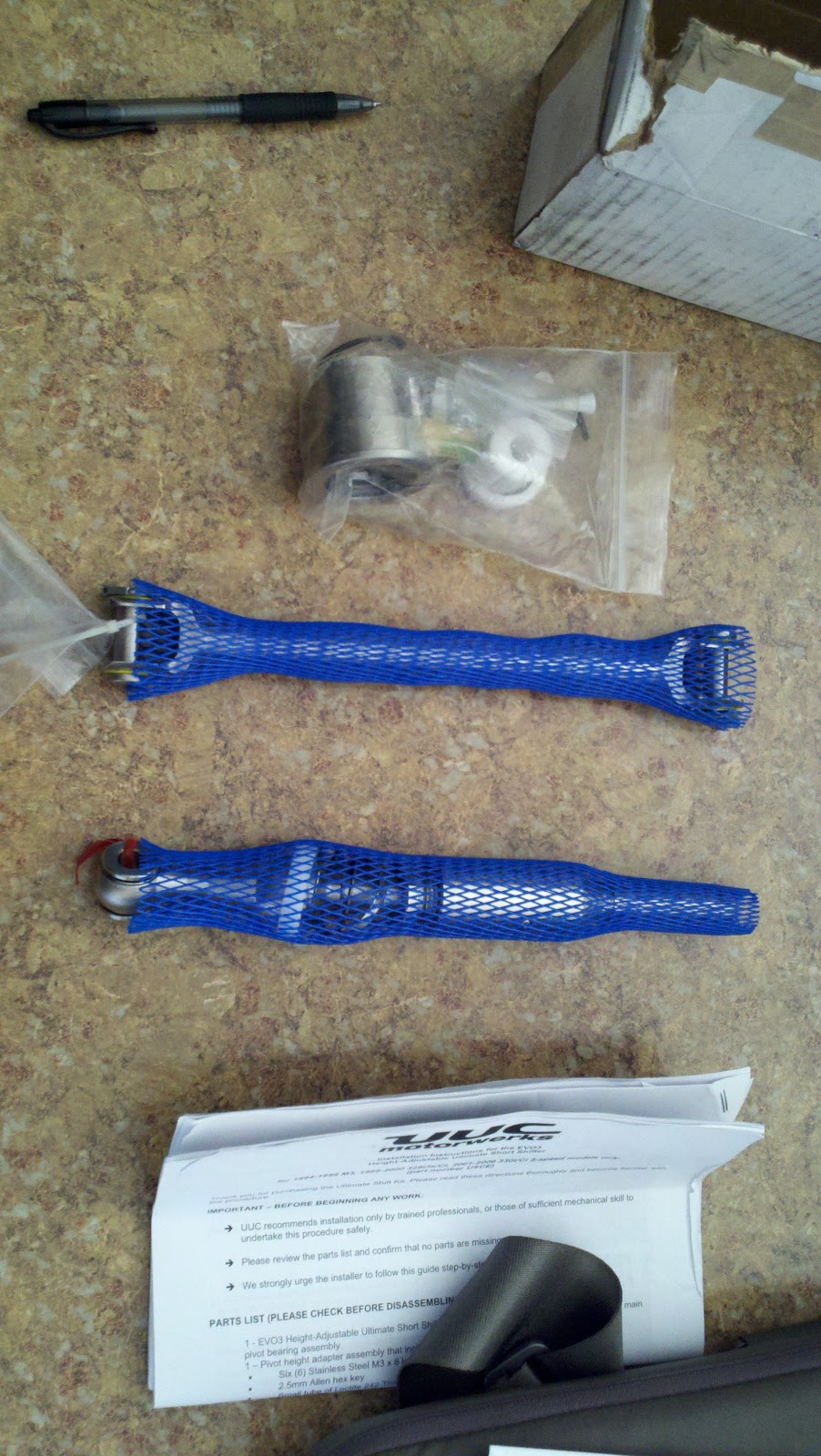 I am Jack's e46 UUC short shift kit and selector shaft seal