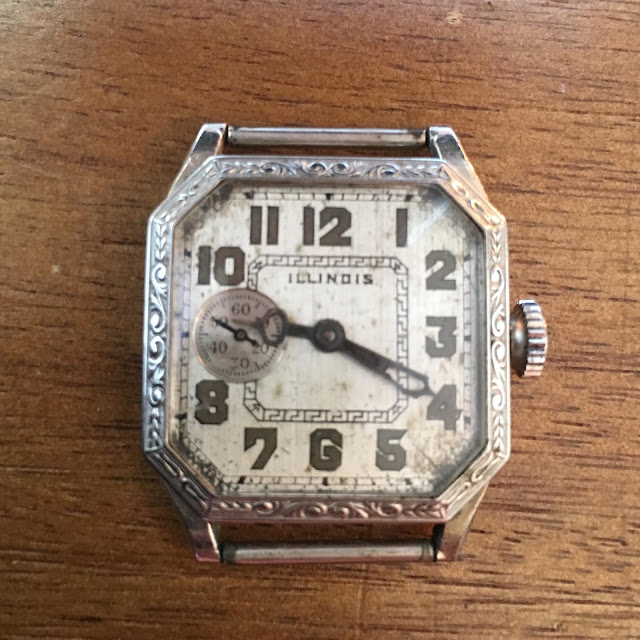 1920’s Art Deco Illinois Watch Company 