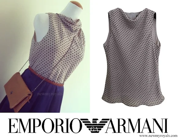 Princess Marie wore Emporio Armani Silk Top