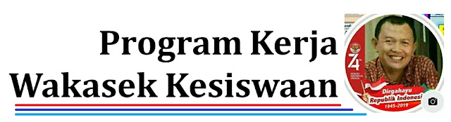 Program Kerja Wakasek Kesiswaan ~ Blog Pengawas Sekolah Purnawanto
