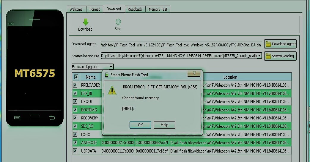 Sp Flash Tool Errors And How To Easily Fix Leakite Vrogue